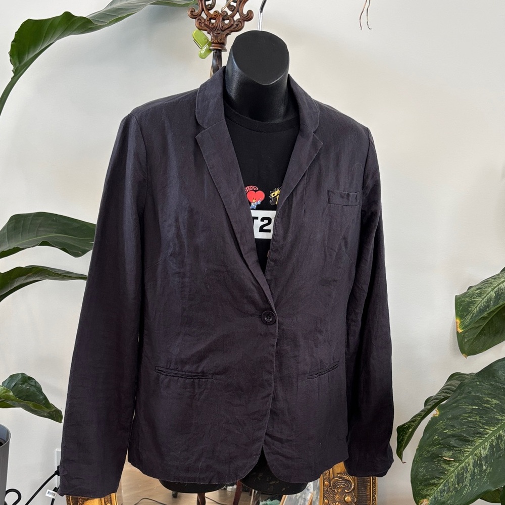 Malvin linen blazer coat